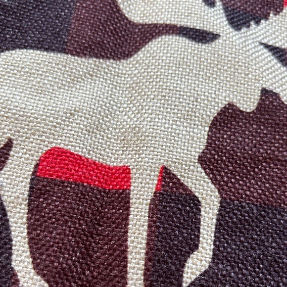 Christmas Farmhouse Throw Pillow Covers Set - Red Plaid & Cream Truck - Picture 2 of 10